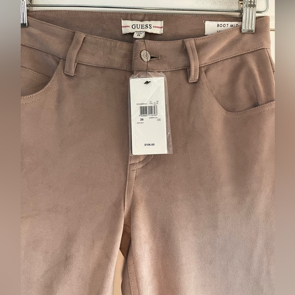 Guess Faux Suede Bootcut Pant - 26 - Picture 7 of 8